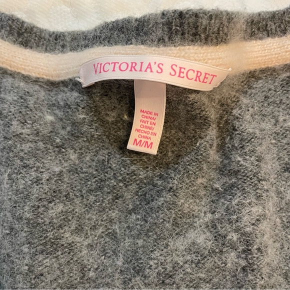 Victoria’s Secret Babydoll Sweater 20% Rabbit Hair Sleepwear Flowy Top - Picture 4 of 6